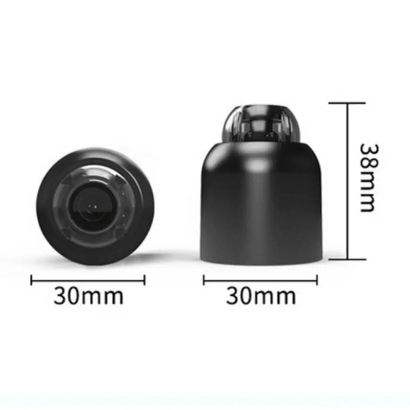 Mini Câmera com Visão Noturna e Detector de Som, 140 Graus e Visualização Remota por Aplicativo - 1080P